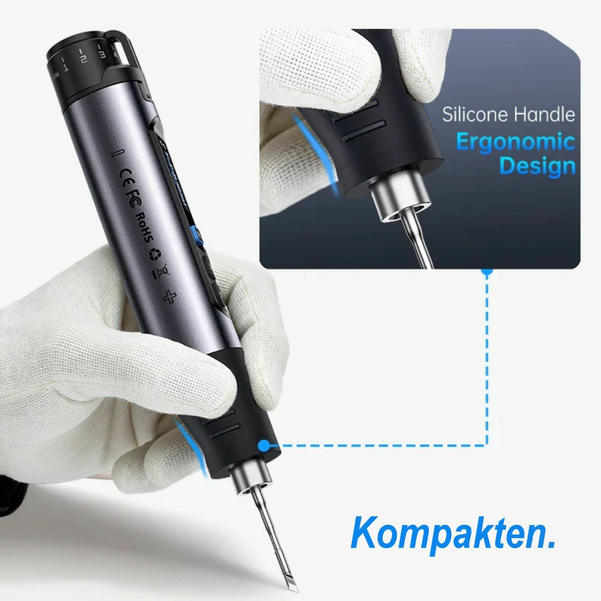 Fnirsi prenosni spajkalnik brezžični 2600mAh TipC HS-03 - slika 3