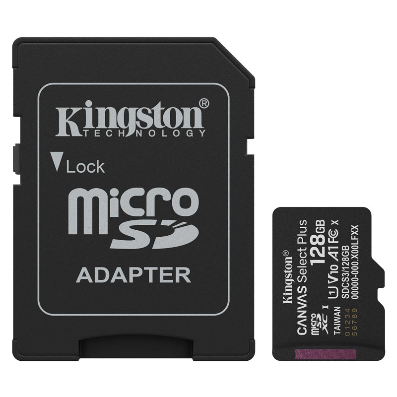 KINGSTON Canvas Select Plus microSD 128GB Class10 UHS-I SD adapter SDCS3/128GB spominska kartica - slika 2
