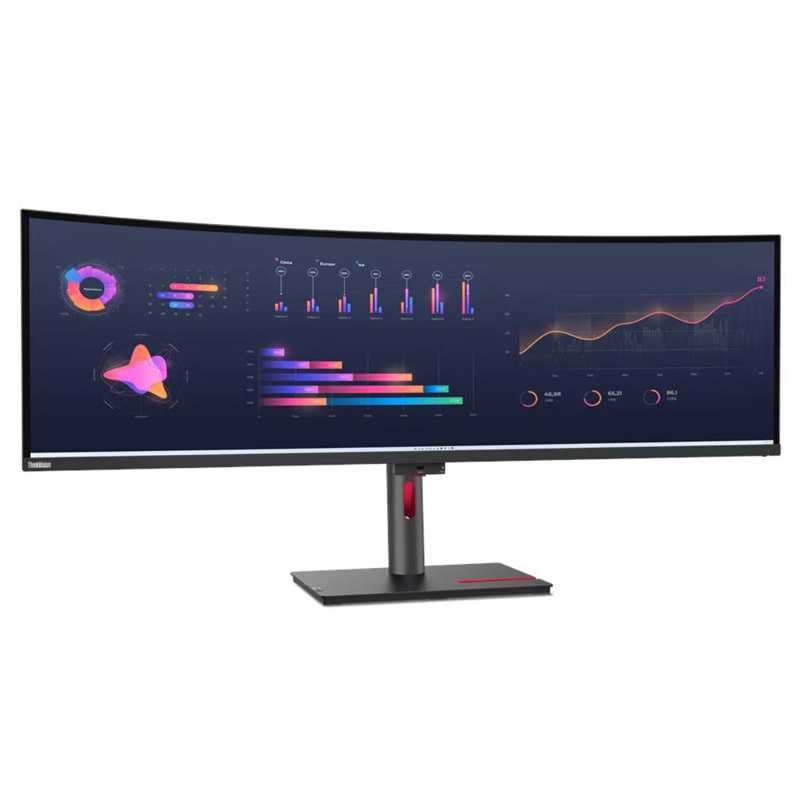 LENOVO ThinkVision P49W-30 124,49cm (49") QHD IPS 60Hz DP/HDMI/USB-C zvočniki ukrivljen monitor - slika 2