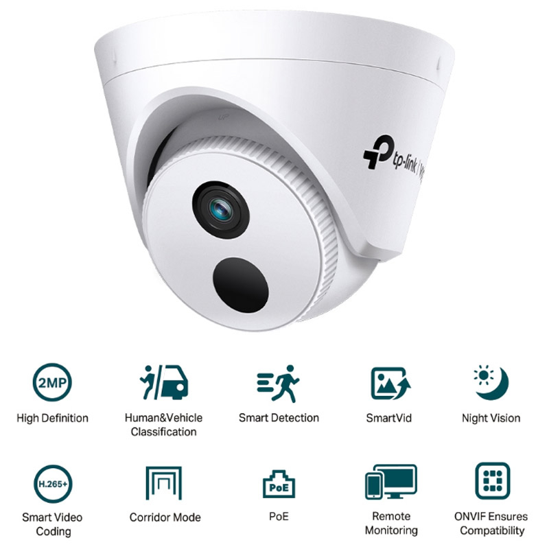 TP-LINK VIGI C420I V1 2,8mm IR dnevna/nočna 2MP LAN 1920x1080 nadzorna kamera - slika 2
