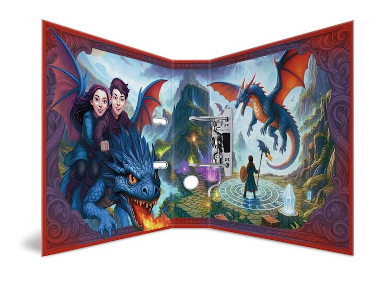 Herma registrator, A4, 70 mm, Dragon - slika 2