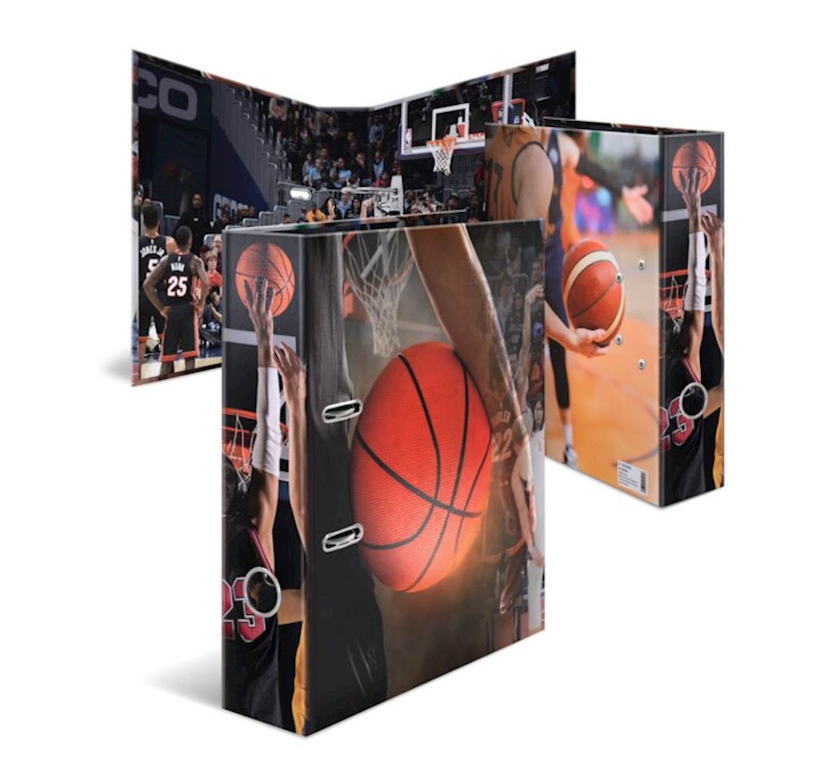 Herma registrator, A4, 70 mm, Basketball - slika 3