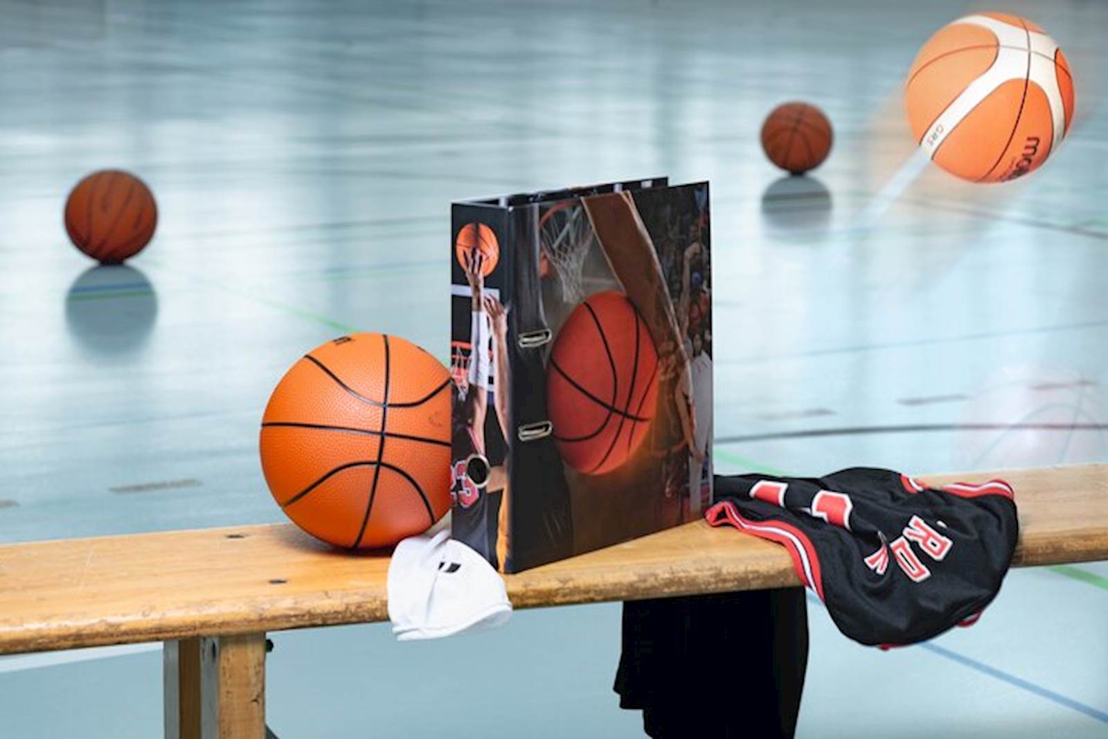 Herma registrator, A4, 70 mm, Basketball - slika 4
