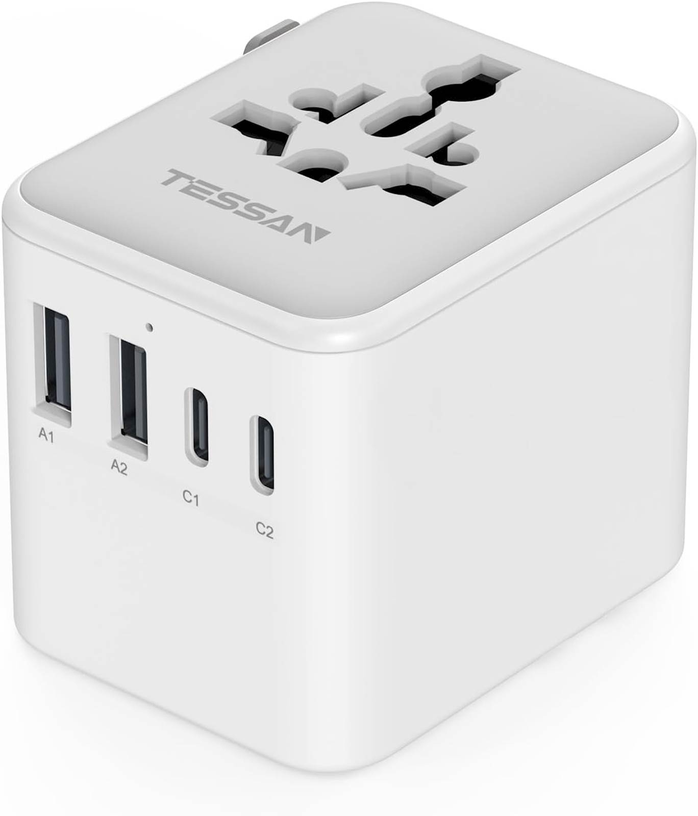 TESSAN 633FC univerzalni potovalni adapter - slika 2