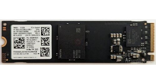 Disk SSD Samsung PM9B1 512GB NVMe / M.2 2280 / NVMe PCIe 4.0
