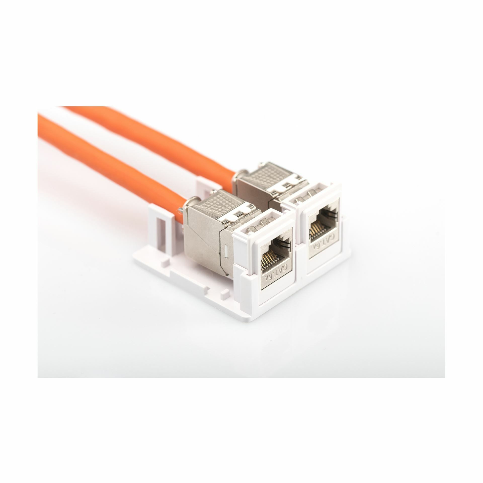 Digitus nadometna vtičnica 2x RJ45 mini AT-AG 302A-WH - slika 2