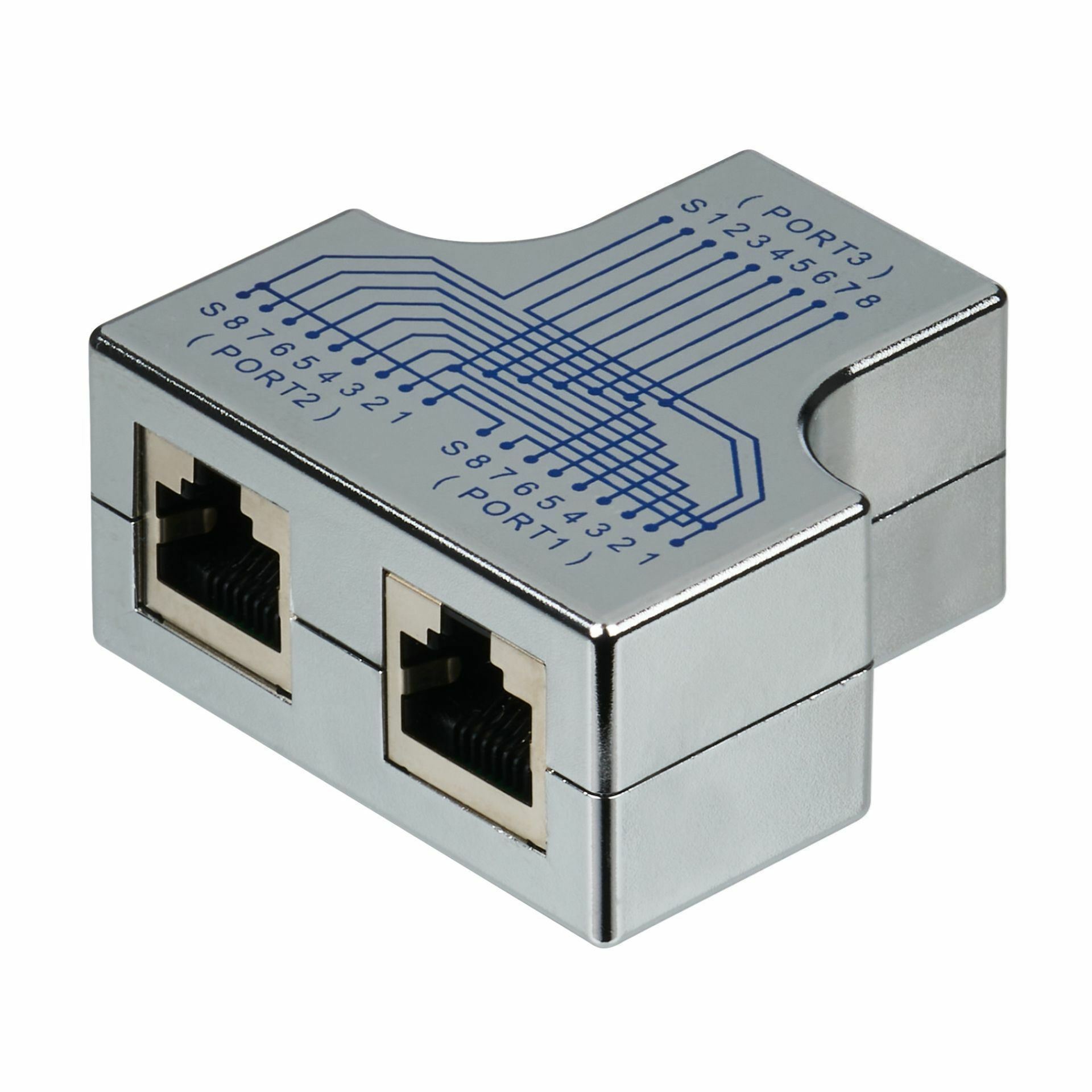 EFB adapter triplex RJ45 2Žx1Ž kovinski 37528.1V2