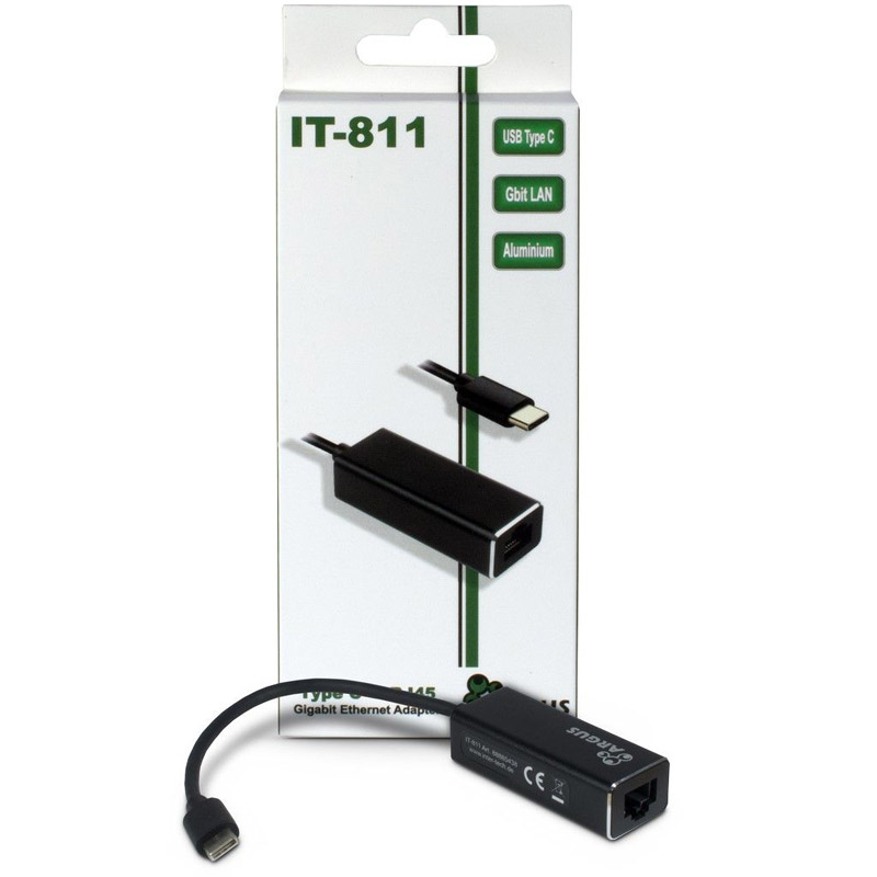 INTER-TECH ARGUS IT-811 gigabit LAN USB Type C mrežni adapter - slika 2