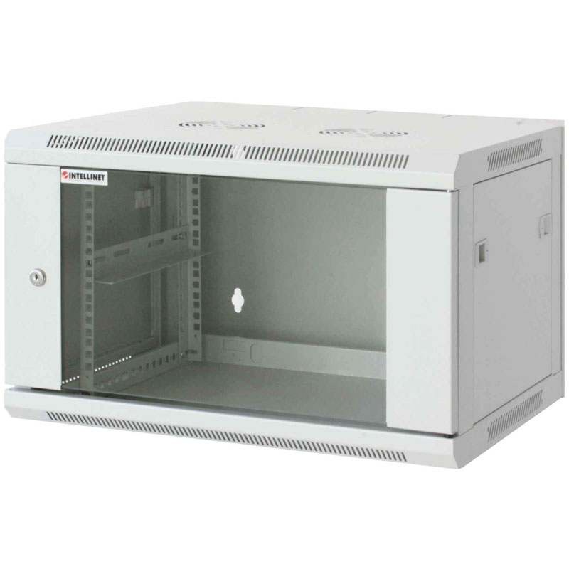 INTELLINET 19'' 12U 600x450 siva zidna komunikacijska omara