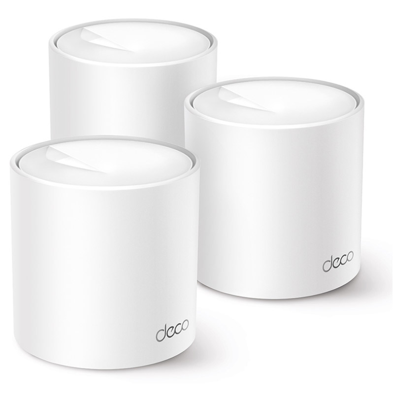 TP-LINK Deco X10 (3-pack) AX1500 Whole Home Mesh WiFi6 brezžični usmerjevalnik - router / dostopna točka-AP