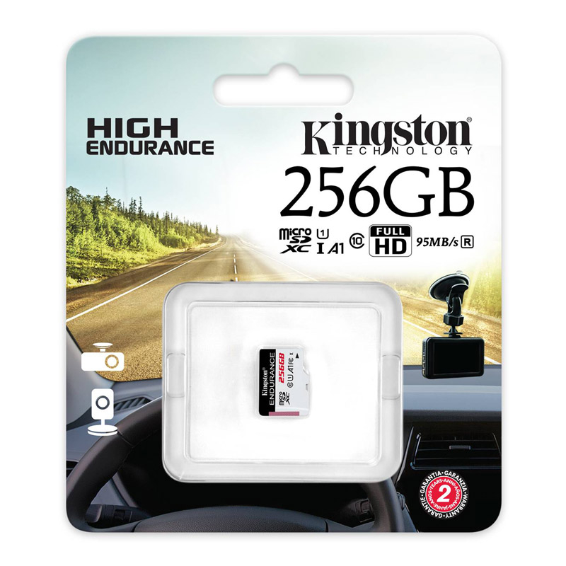 KINGSTON High Endurance microSD 256GB Class 10 UHS-I U1 V10 A1 SDCE/256GB spominska kartica - slika 2