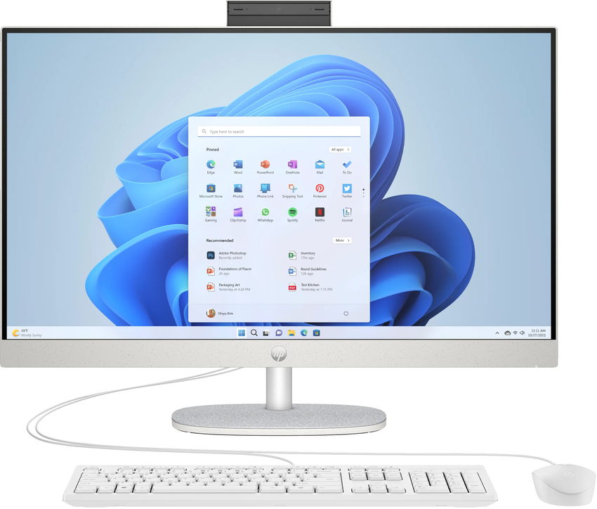 Računalnik HP All-in-One 27-cr0154nh | i7 13.gen | Touch | Win 10 Pro / i7 / RAM 8 GB / SSD Disk