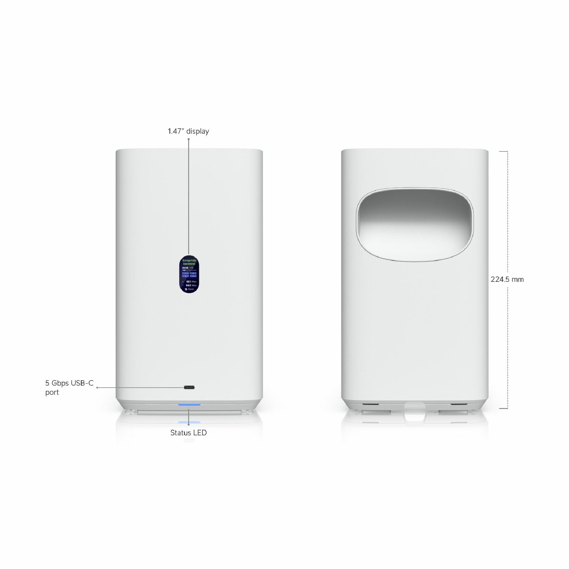 Ubiquiti NAS za 4 diske bel UNAS-4-W - slika 2
