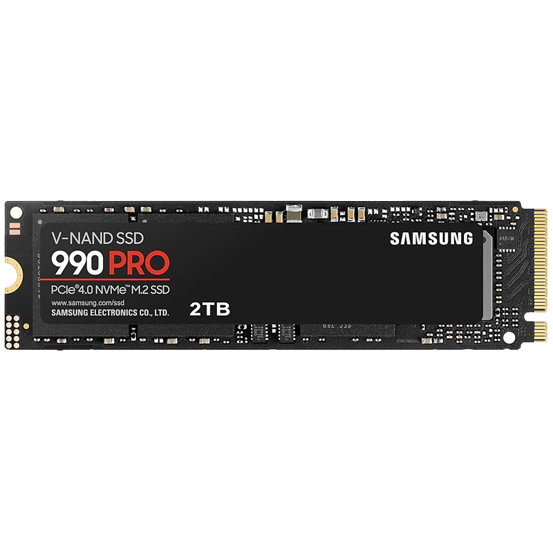 SAMSUNG 990 PRO 2TB M.2 PCIe 4.0 NVMe 2.0 SSD MZ-V9P2T0BW