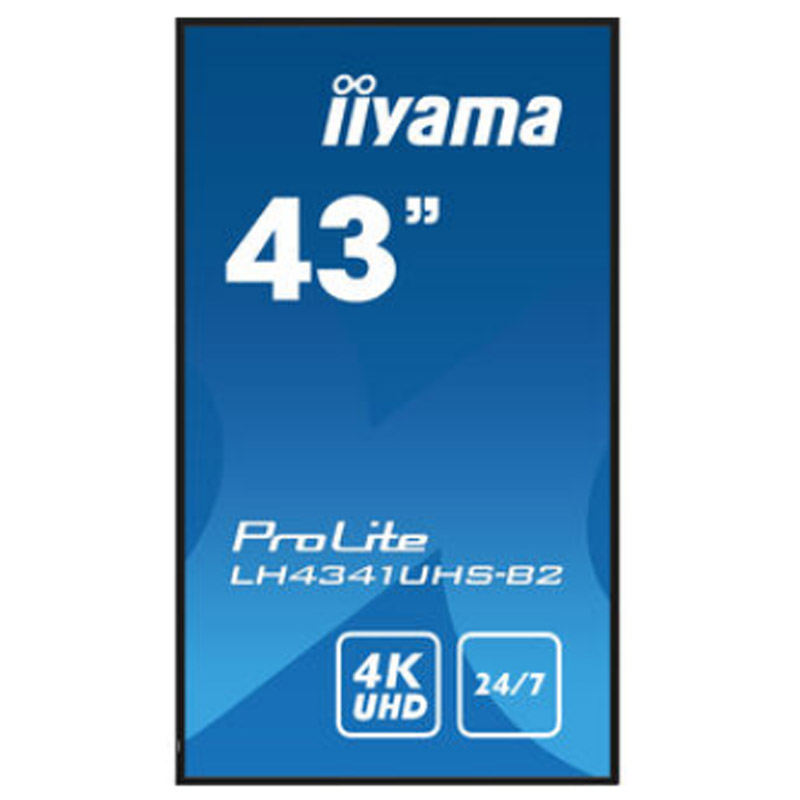 IIYAMA ProLite LH4341UHS-B2 43" (108cm) UHD IPS HDMI/VGA 24/7 informacijski zaslon - slika 2