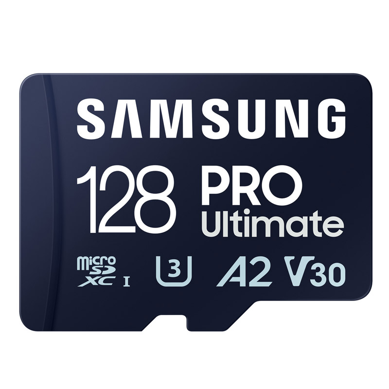 SAMSUNG PRO Ultimate microSDXC 128GB Class 10 UHS-I U3 V30 A2 4K UHD spominska kartica MB-MY128SA