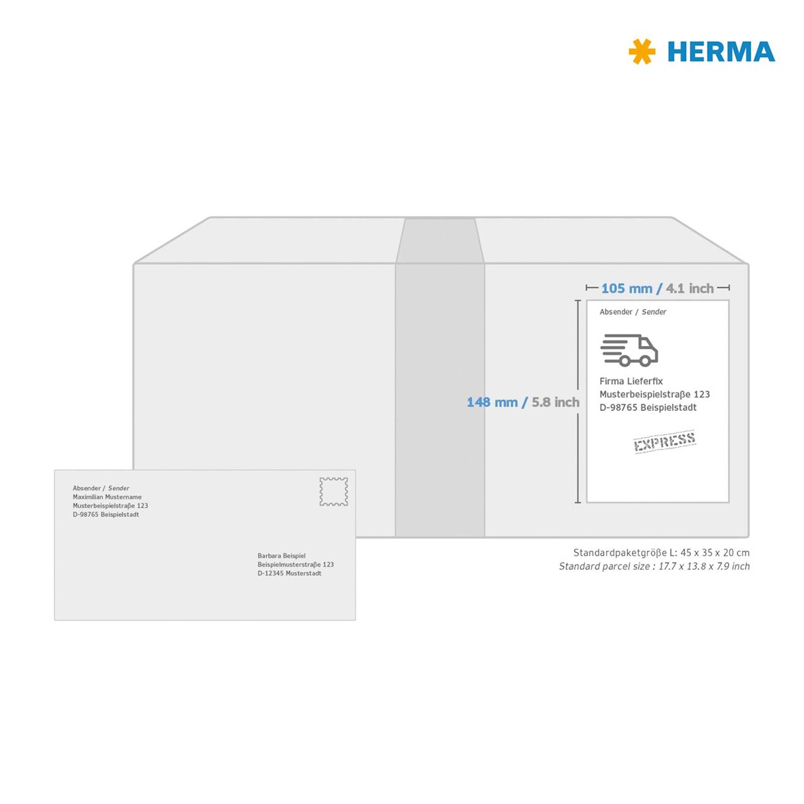 Herma etikete Superprint Premium, 105x148 mm, 100/1 - slika 5