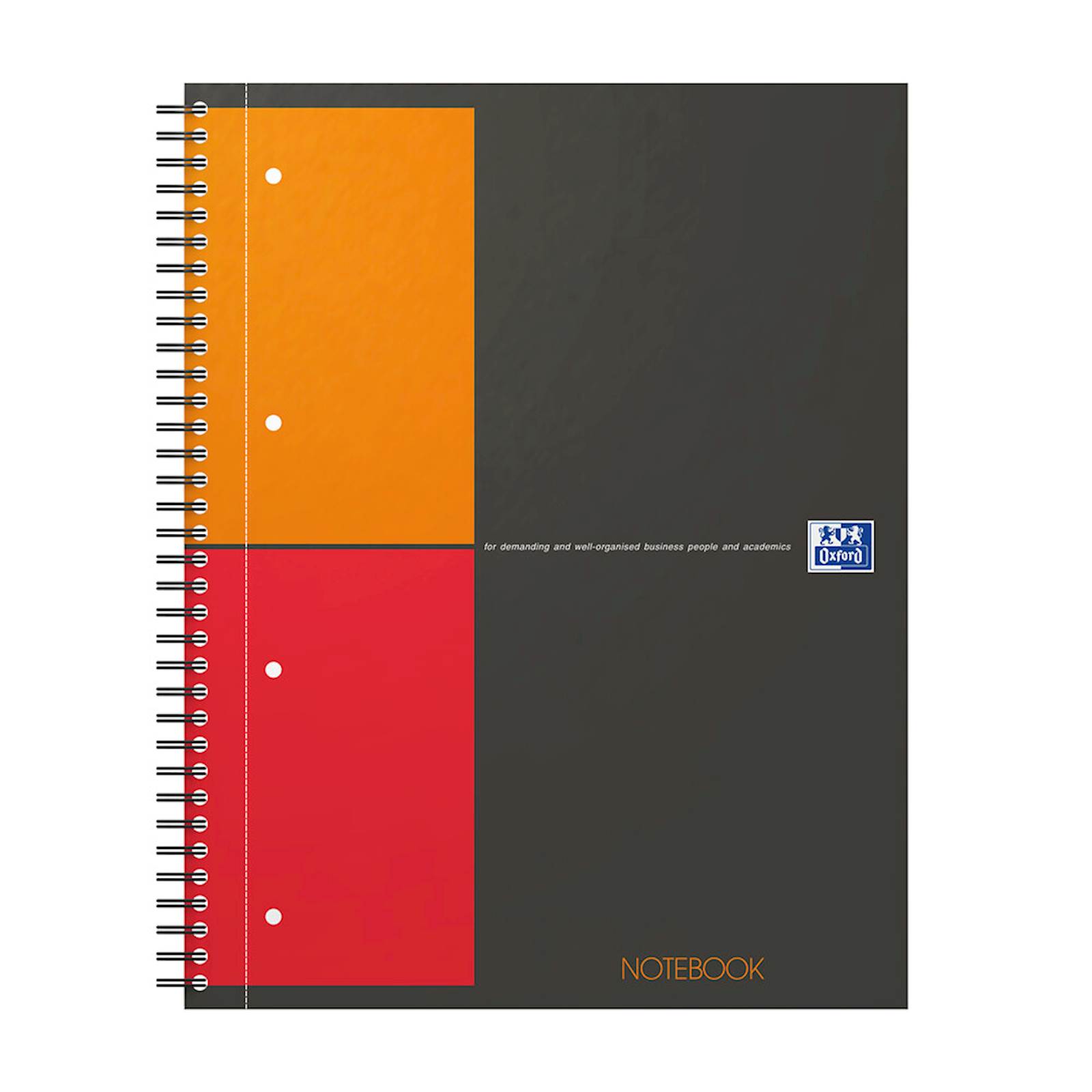 Oxford International blok s spiralo A4+, 80 listni, karo