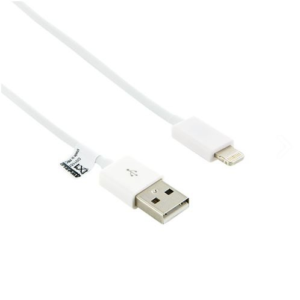 4World Cable USB to Lightning 1m, bel