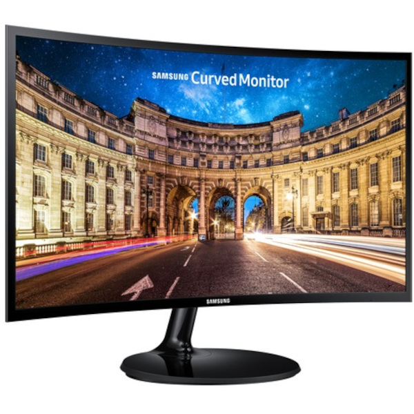 Zaslon SAMSUNG CF390 C24F390FHR 61 cm (24") / 1920x1080 / VA / 60 Hz / 4 ms / črn / ukrivljen (1800R) - slika 2