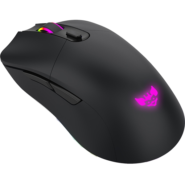 Gaming miška BYTEZONE Morpheus brezžična-žična / RGB (16,8M barv) / max DPI 10K / optična / mat UV premaz (črna)