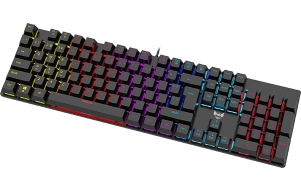 Mehanska gaming tipkovnica BYTEZONE Dozer RGB / modra stikala / makro / Anti-Ghosting (črna) - slika 4