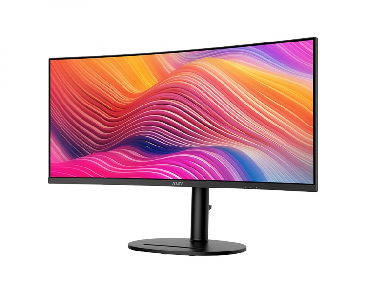 Zaslon MSI Modern MD342CQP / 34" / UWQHD / VA / 120Hz / 1ms (MPRT) / ukrivljen / KVM / črn - nastavljiv po višini - PD 98W - slika 3