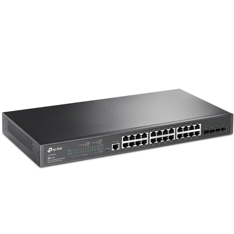 TP-LINK JetStream TL-SG3428 28-port 24x Gigabit RJ45 4x Gigabit SFP L2 Managed mrežno stikalo switch - slika 2