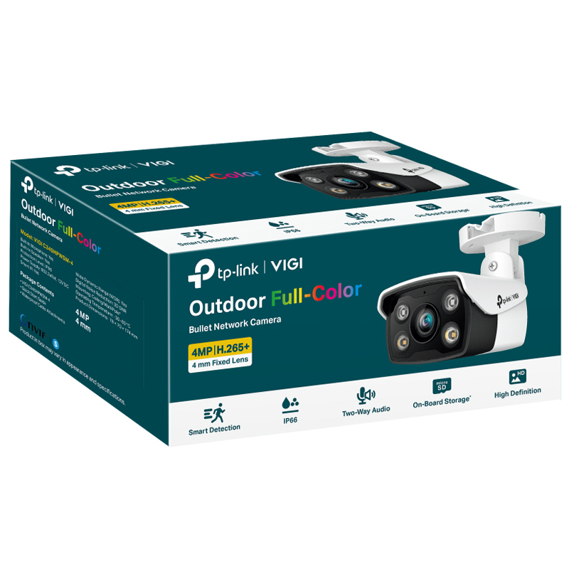 TP-LINK VIGI C340 2.8mm dnevna/nočna 4MP LAN QHD bela zunanja nadzorna kamera - slika 2
