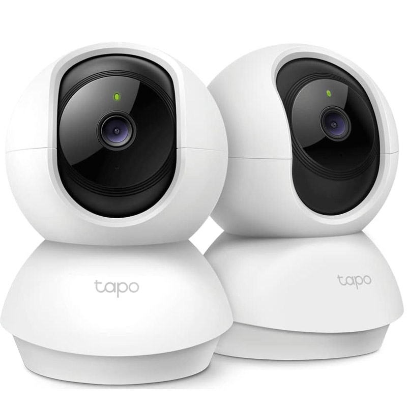 TP-LINK Tapo C200P2 FHD dnevna/nočna Pan/Tilt Wi-Fi bela Ai elektronska varuška nadzorna kamera 2 kom