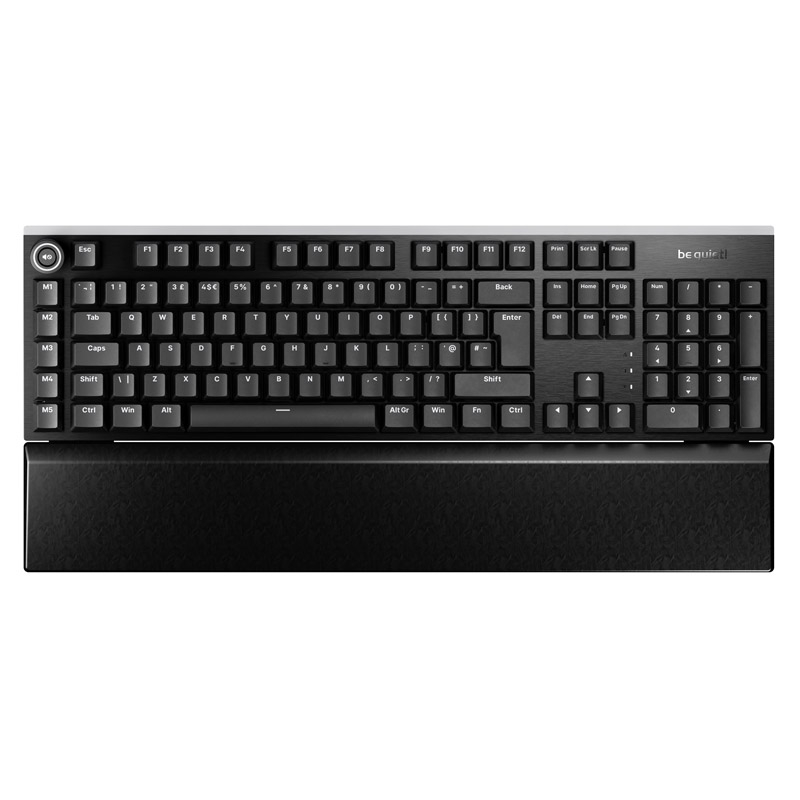 BE QUIET! Light Mount Silent Linear UK RGB (BT003UK) mehanska gaming črna tipkovnica - slika 2