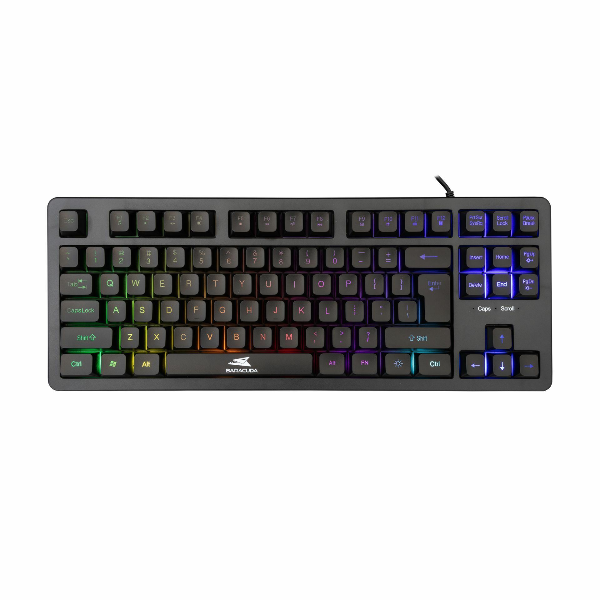 BARACUDA tipkovnica USB črna gaming BGK-01114 KRILL-B