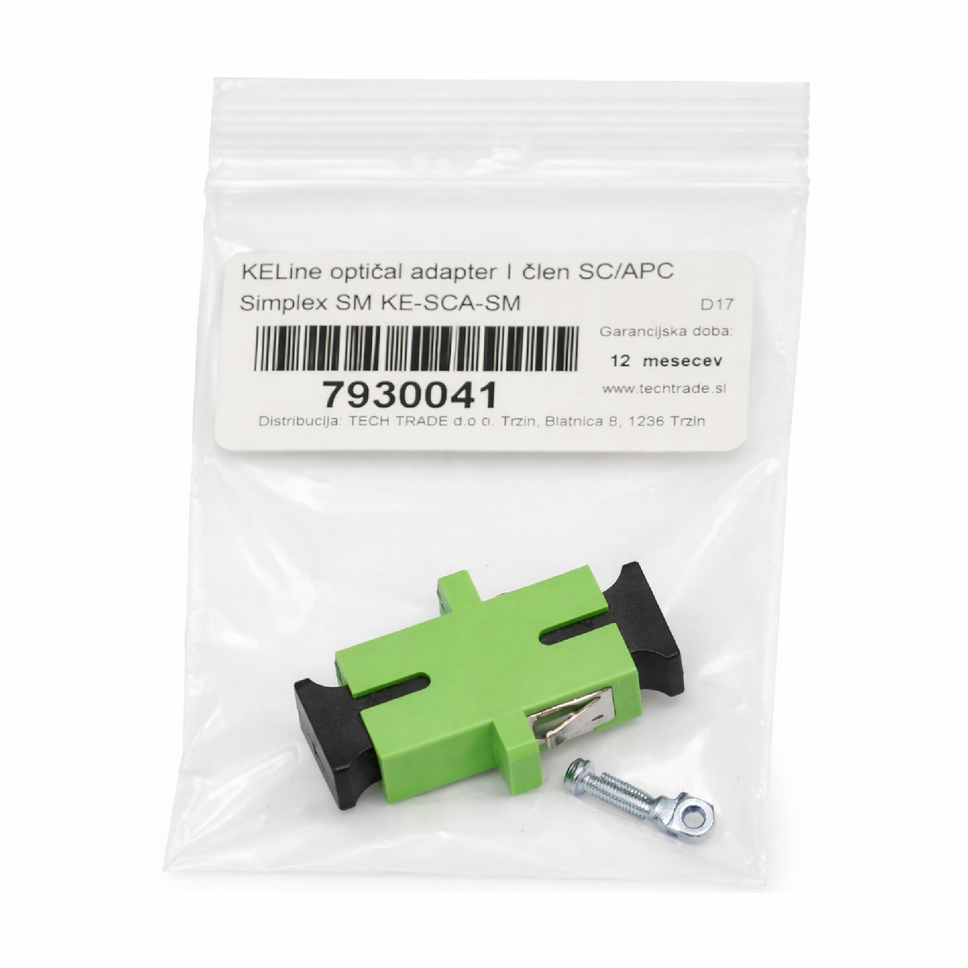 KELine optični adapter I člen SC/APC Simplex SM KE-SCA-SM - slika 2