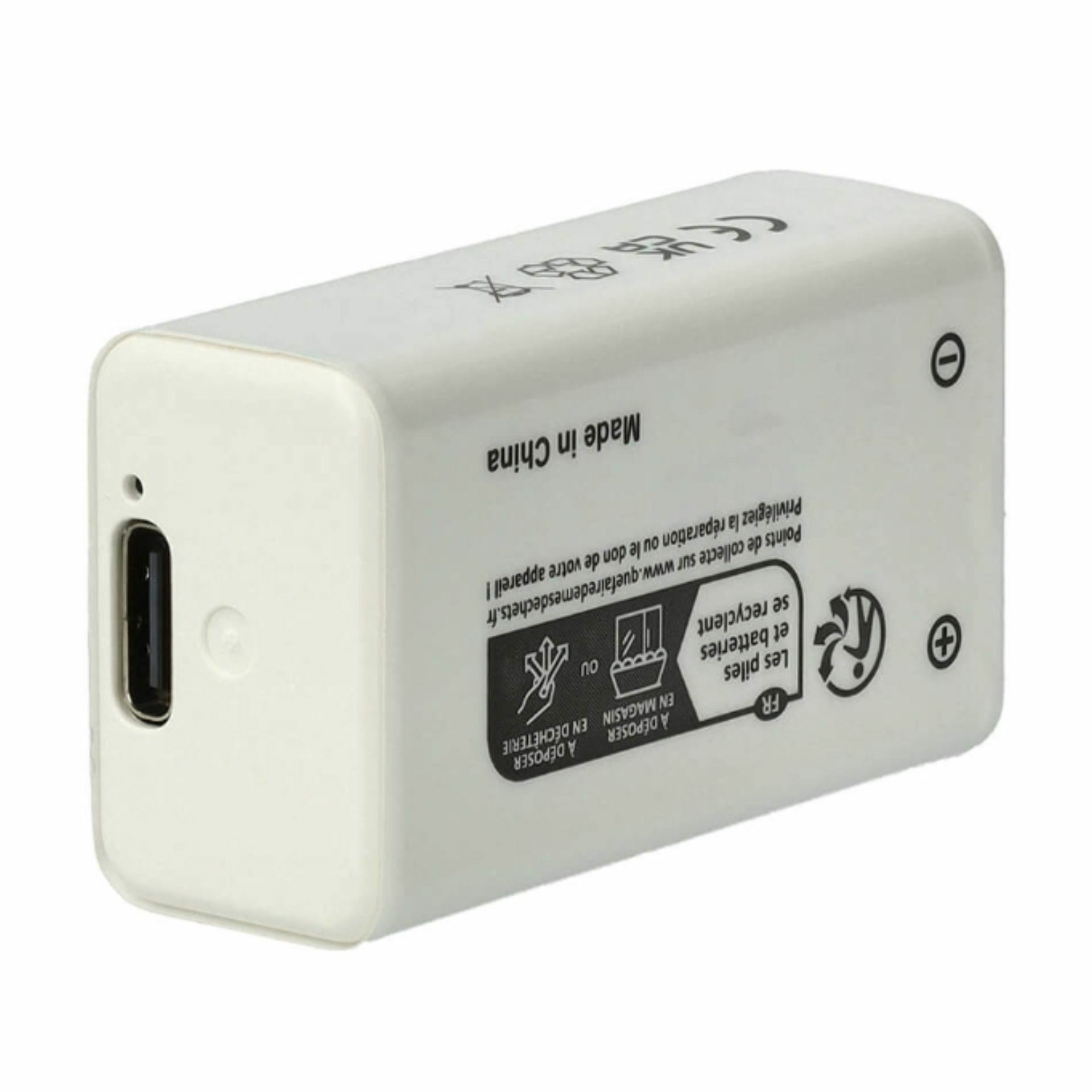 Polnilna baterija 9V-1000mAh USB TipC 1500 mAh Li-ion - slika 2