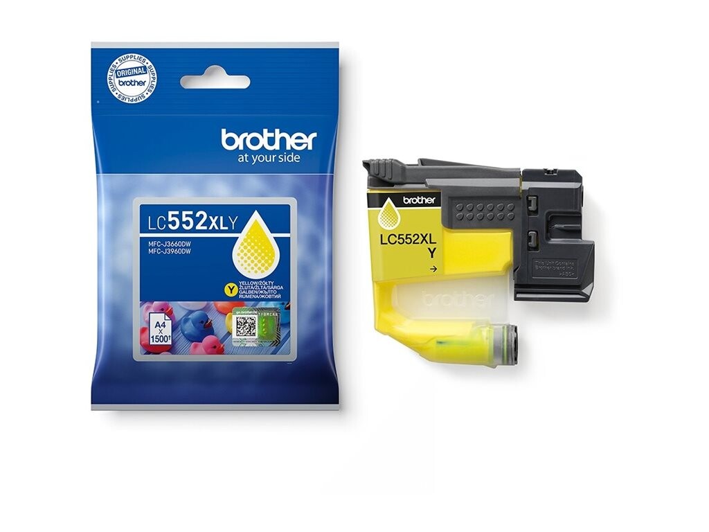 BROTHER LC552XLY ink yellow - slika 3