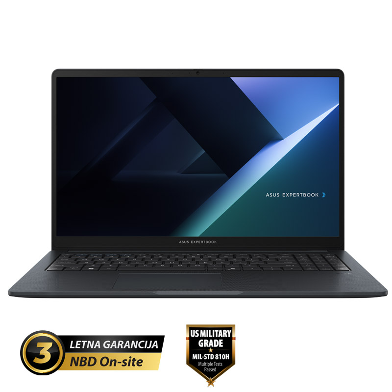 ASUS ExpertBook B1 15,6" (39,62cm) FHD Intel Core 7 240H 16GB 1TB prenosni računalnik B1503CVA-WB150U4D0N