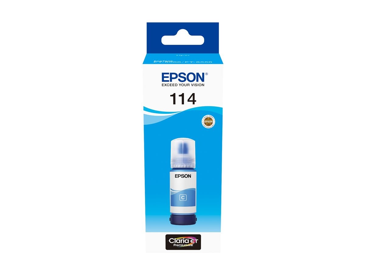 EPSON 114 EcoTank Cyan ink bottle