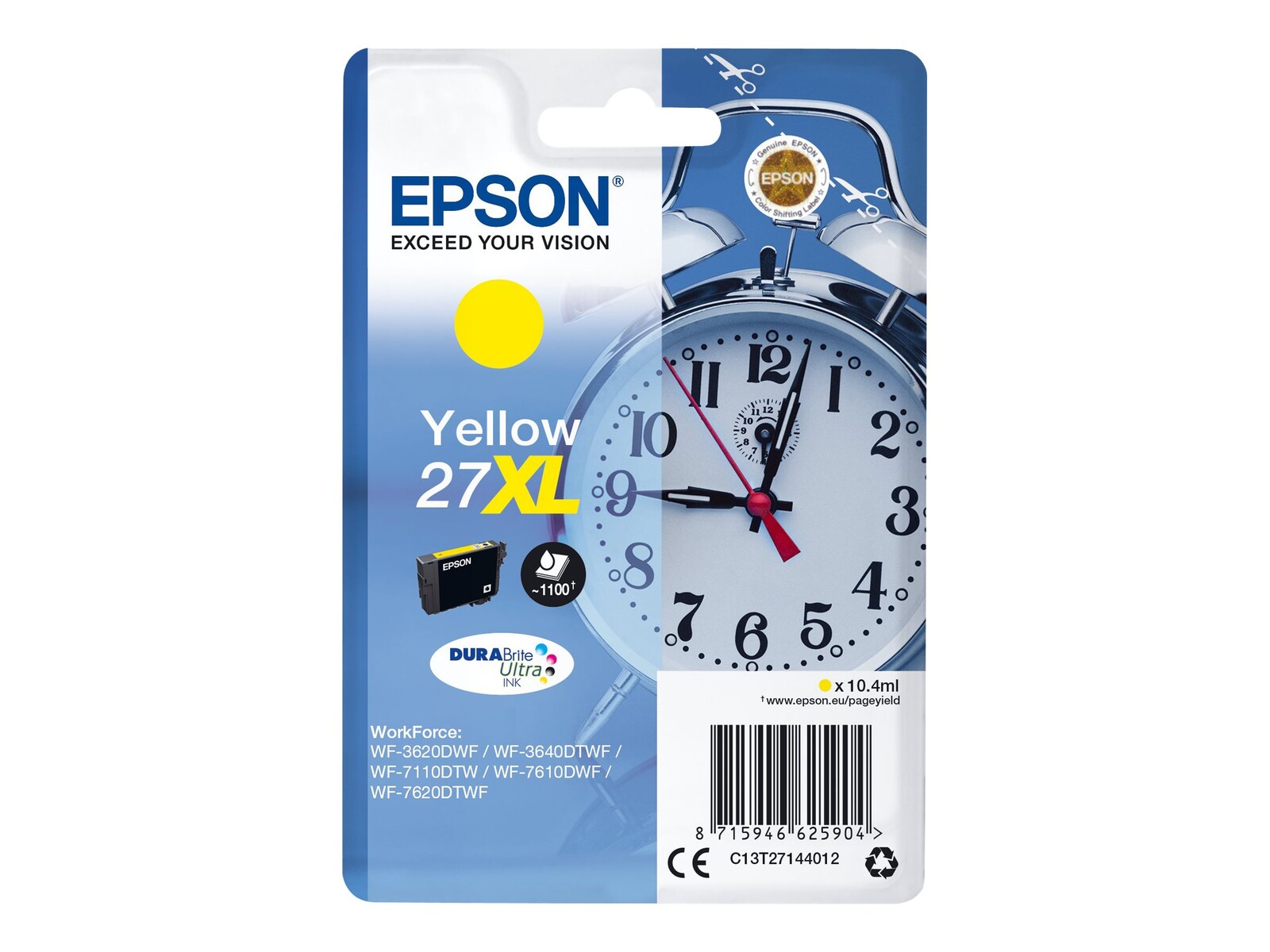 EPSON Ink 27XL T2714 Yellow