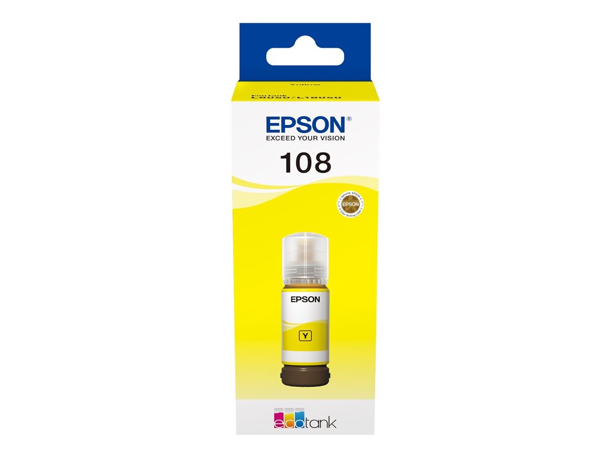 EPSON 108 EcoTank Yellow Ink Bottle