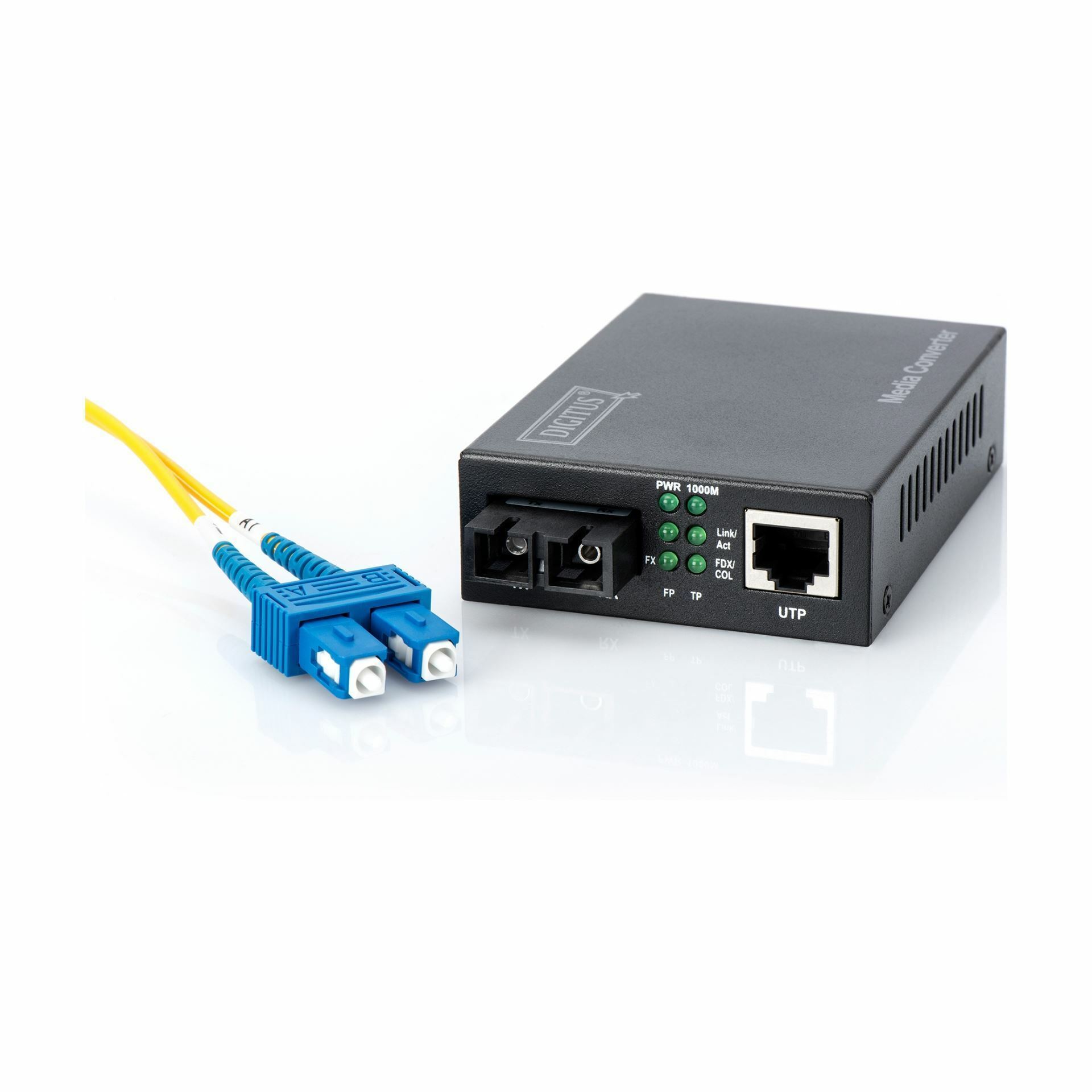 Digitus pretvornik FO-UTP 1000/1000 SC SM DN-82121-1 - slika 2