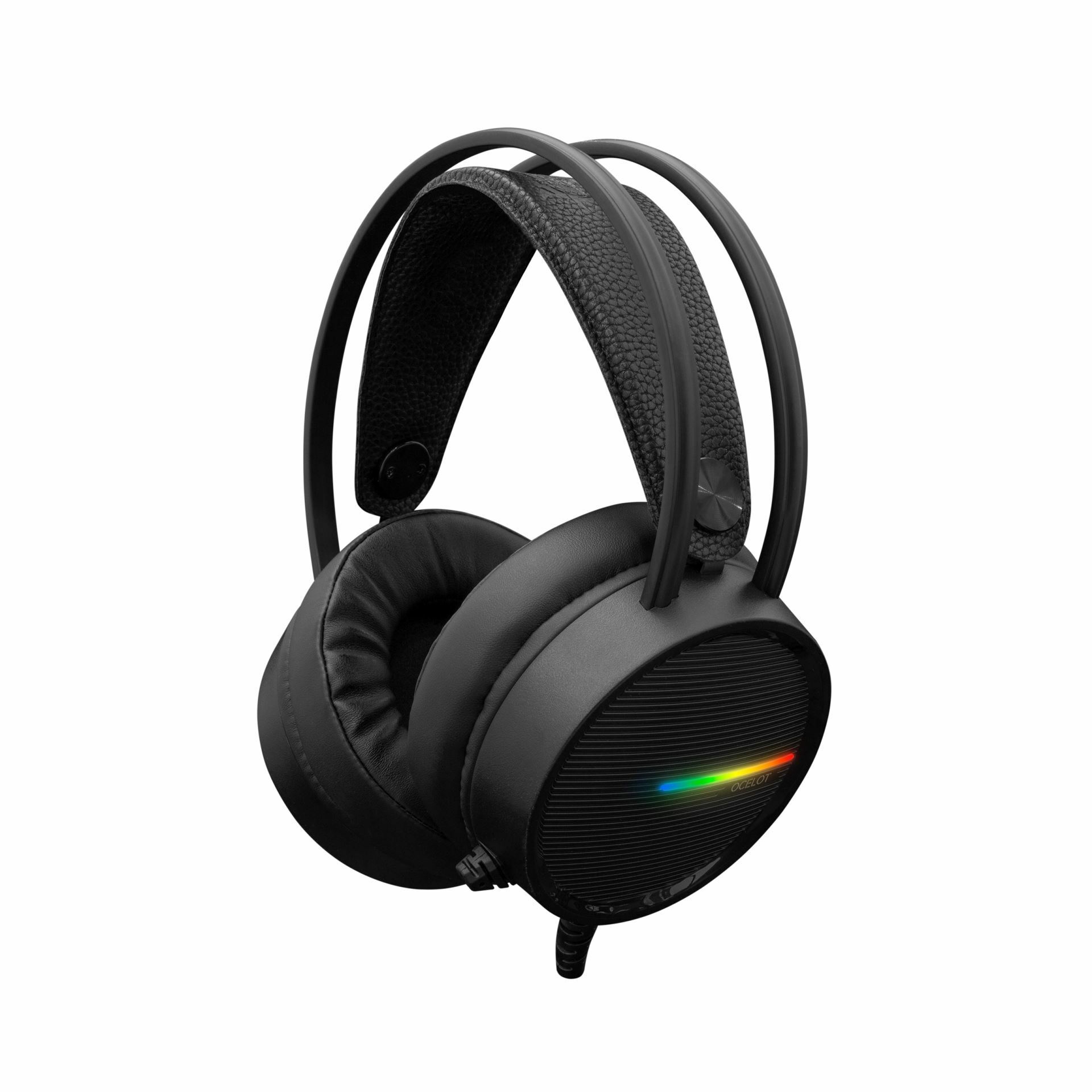 WHITE SHARK slušalke+mikrofon črne gaming GH-2042 OCELOT