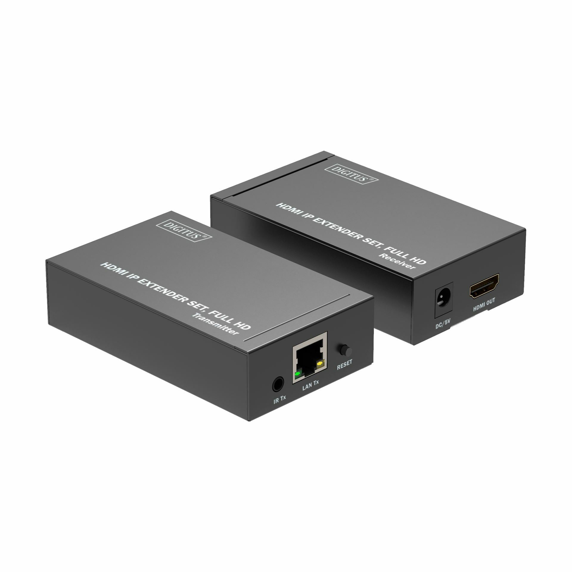 Digitus line extender HDMI+IR RJ45-RJ45 do 120m DS-55517 - slika 2