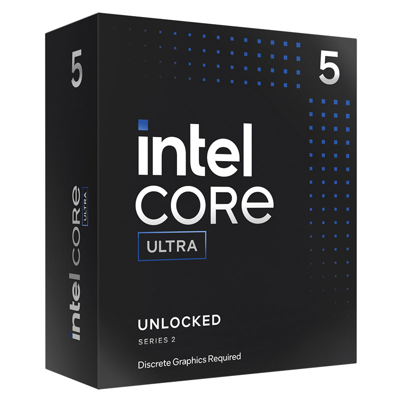 INTEL Core Ultra 5 245KF 4,2/5,2GHz 14c/14t 24MB LGA1851 125/159W brez hladilnika BOX procesor
