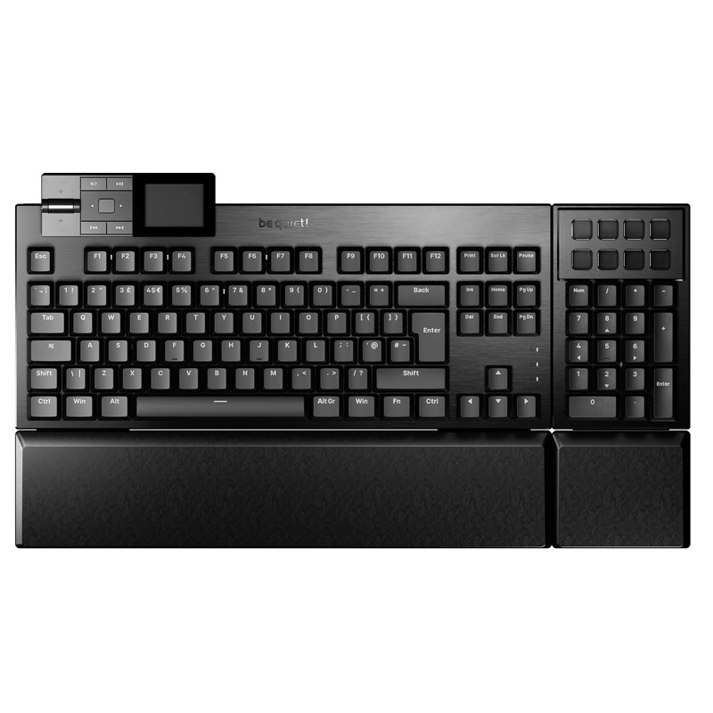 BE QUIET! Dark Mount Silent Linear UK RGB (BT001UK) mehanska modularna gaming črna tipkovnica - slika 2