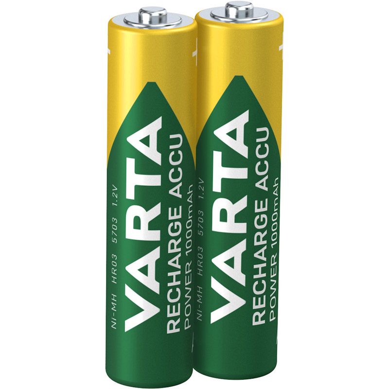 VARTA AAA micro HR03 (5703) 1,2V 1000 mAh 2kos polnilna baterija - slika 2