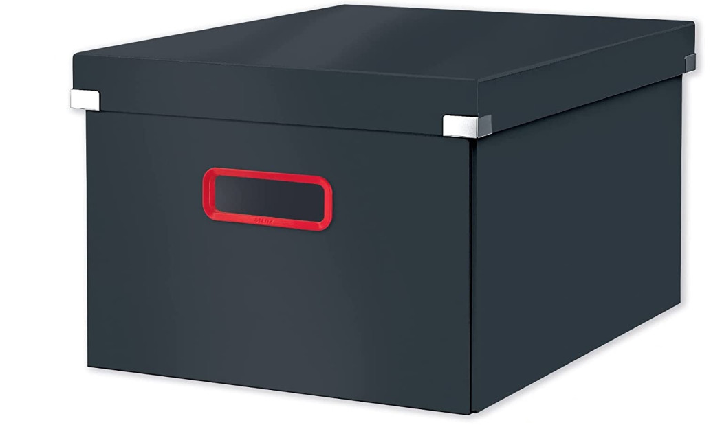 Škatla za shranjevanje s pokrovom 281x200x370 leitz cosy siva 53480089