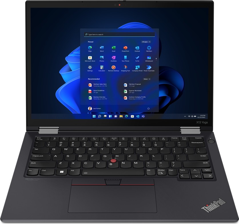 Prenosnik Lenovo ThinkPad X13 Yoga G3 / i5 / RAM 16 GB / 512GB SSD / 13,3″ WUXGA